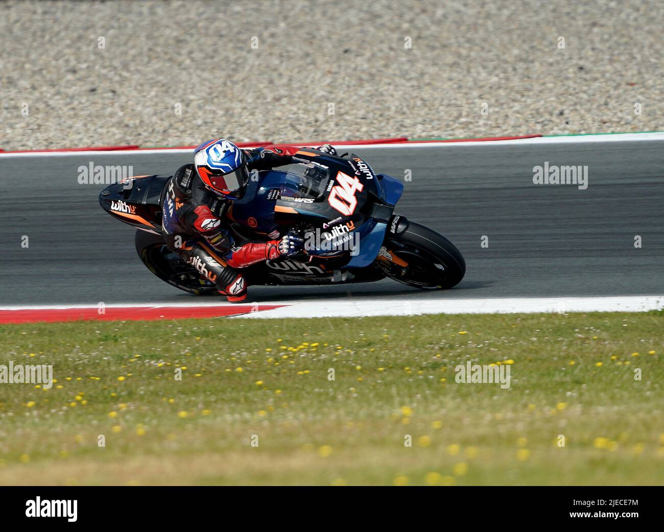 In this Illustration. Model of the motorcyclist of the MotoGP world  championship Andrea Dovizioso who rides in the Ducati team. Italy, 20 Mar,  2023. (photo by Vincenzo Izzo/Sipa USA Stock Photo - Alamy