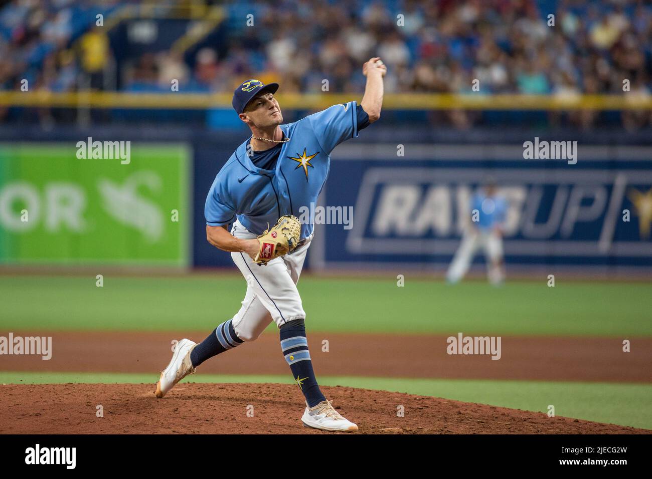 St. Petersburg, Florida, USA. June 26, 2022: Tampa Bay Rays