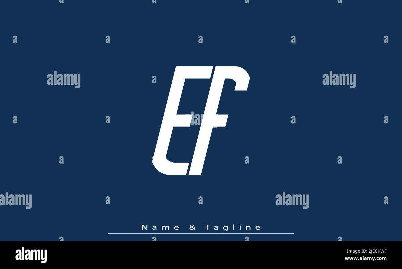 Script Ef Initials Alphabet letters Initials Monogram logo EF , FE Stock Vector Image ...