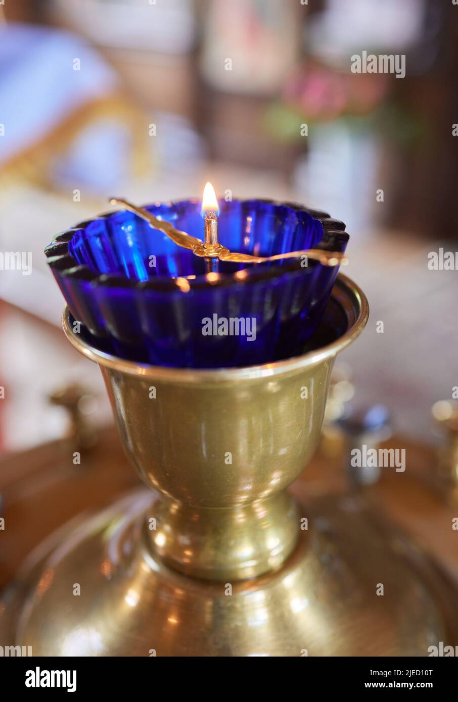 baby christening. Ceremony of a christening in Christian church