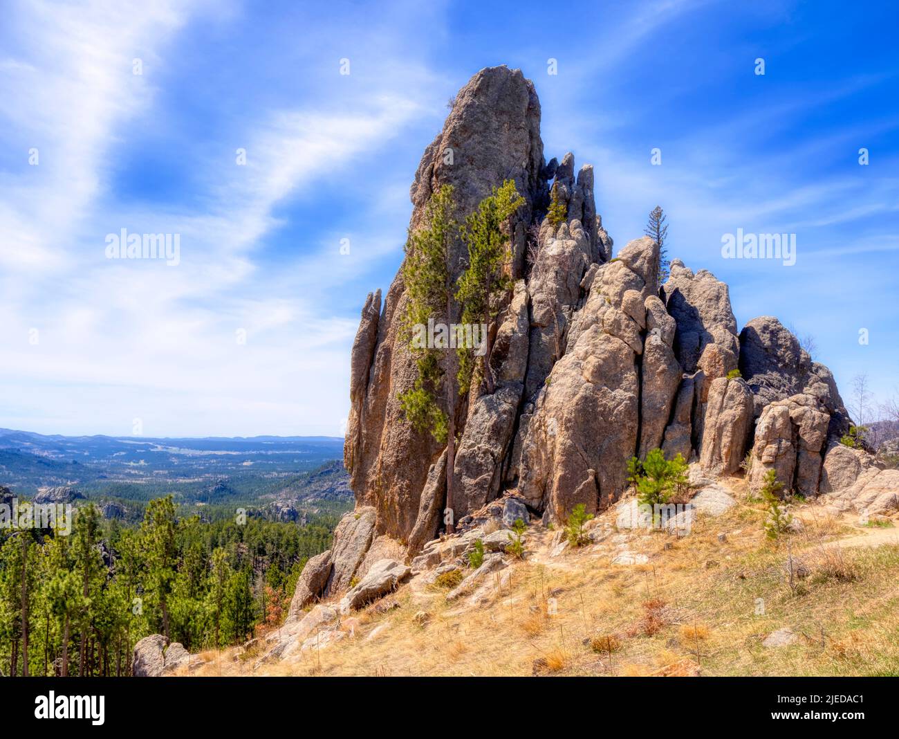 Scenery Along The Needles Highway In Custer State Park In The Black Scenery Along The Needles Highway In Custer State Park In The Black