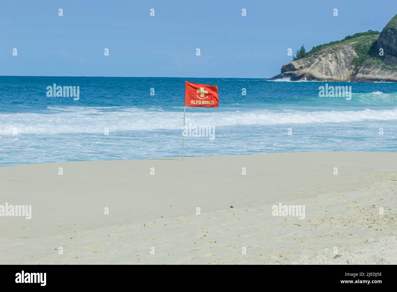 No swimming sign with red flag hi-res stock photography and images - Page 2  - Alamy