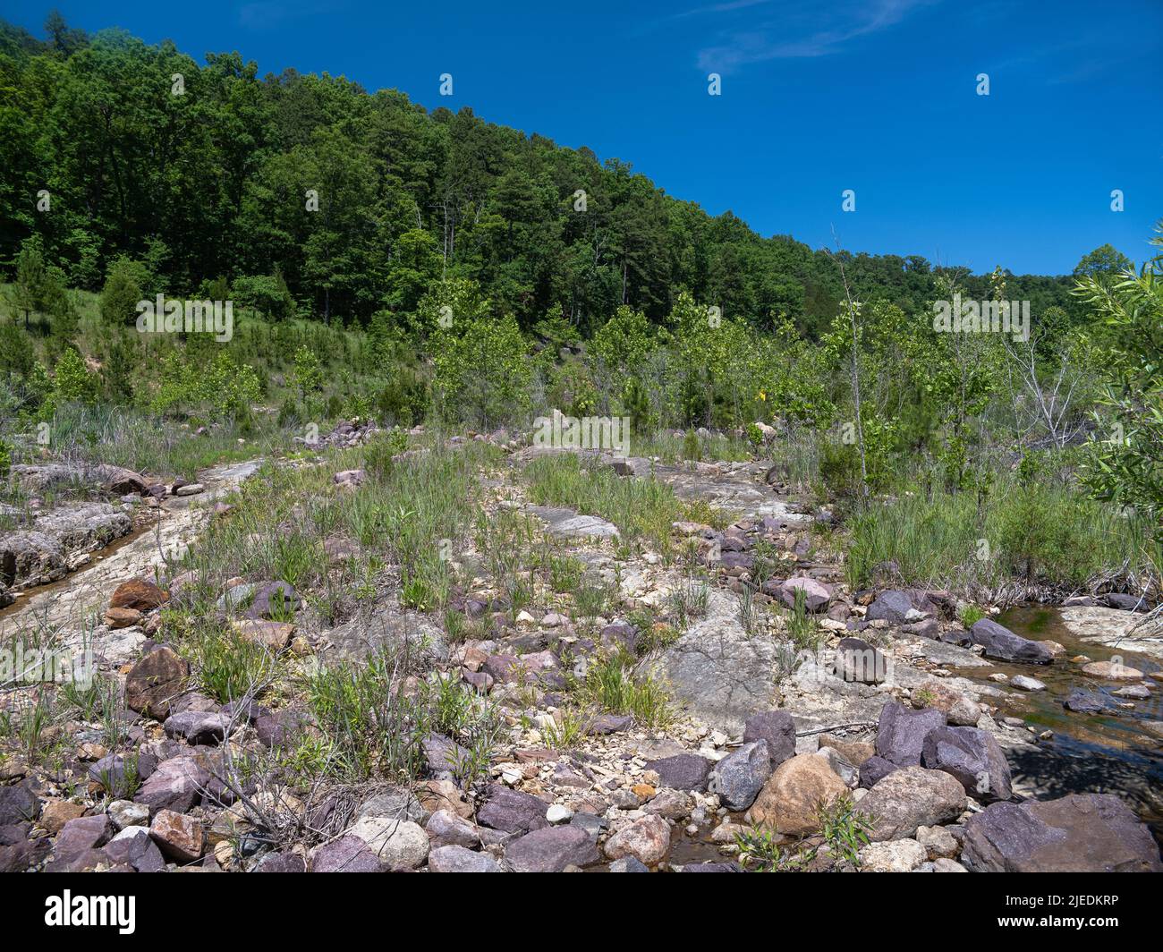 Scour trail at Johnson's ShutIns State Park Stock Photo Alamy
