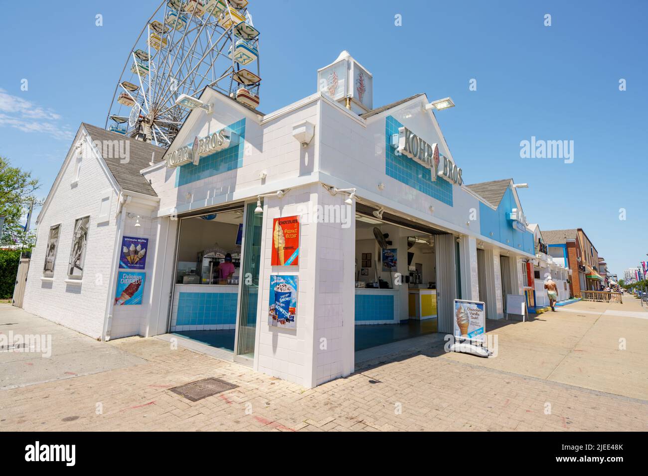 Photo of Kohr Bros Ice Cream Shop Virginia Beach USA Stock Photo Alamy
