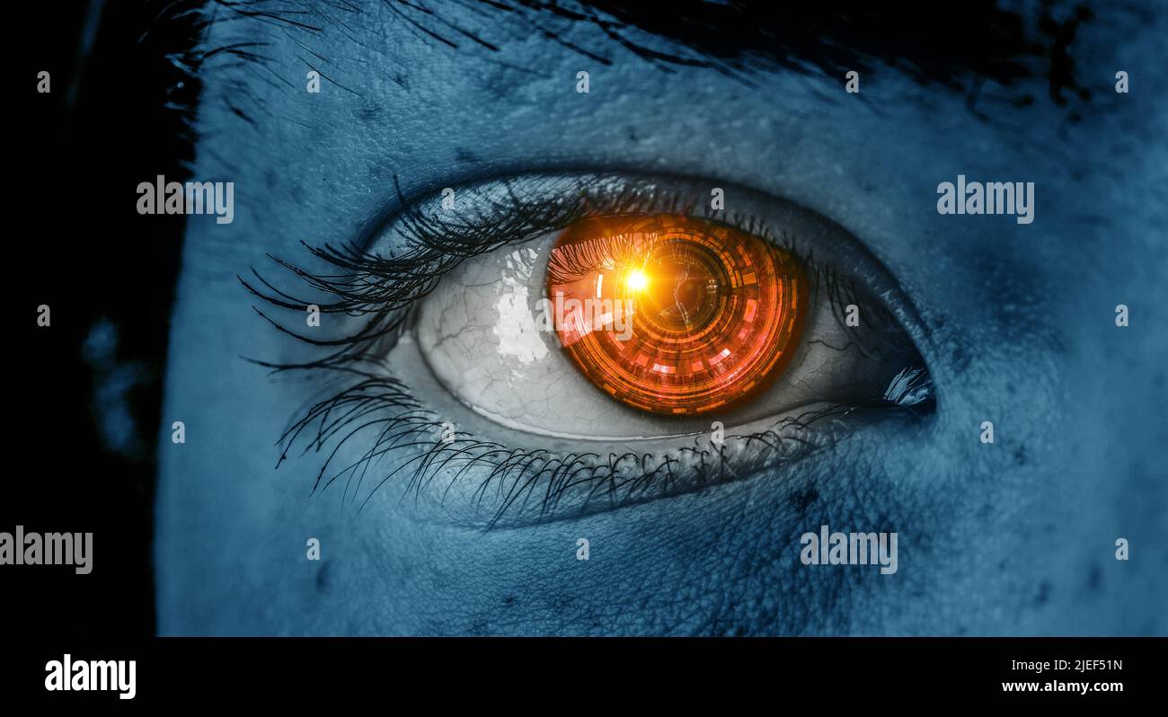 Macro image of human eye Stock Photo - Alamy