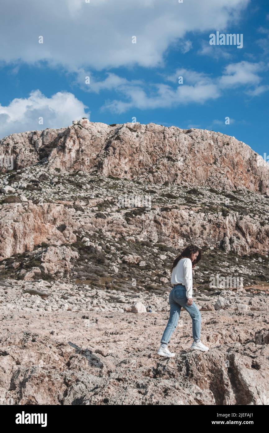 Jumping mountain path hi-res stock photography and images - Alamy