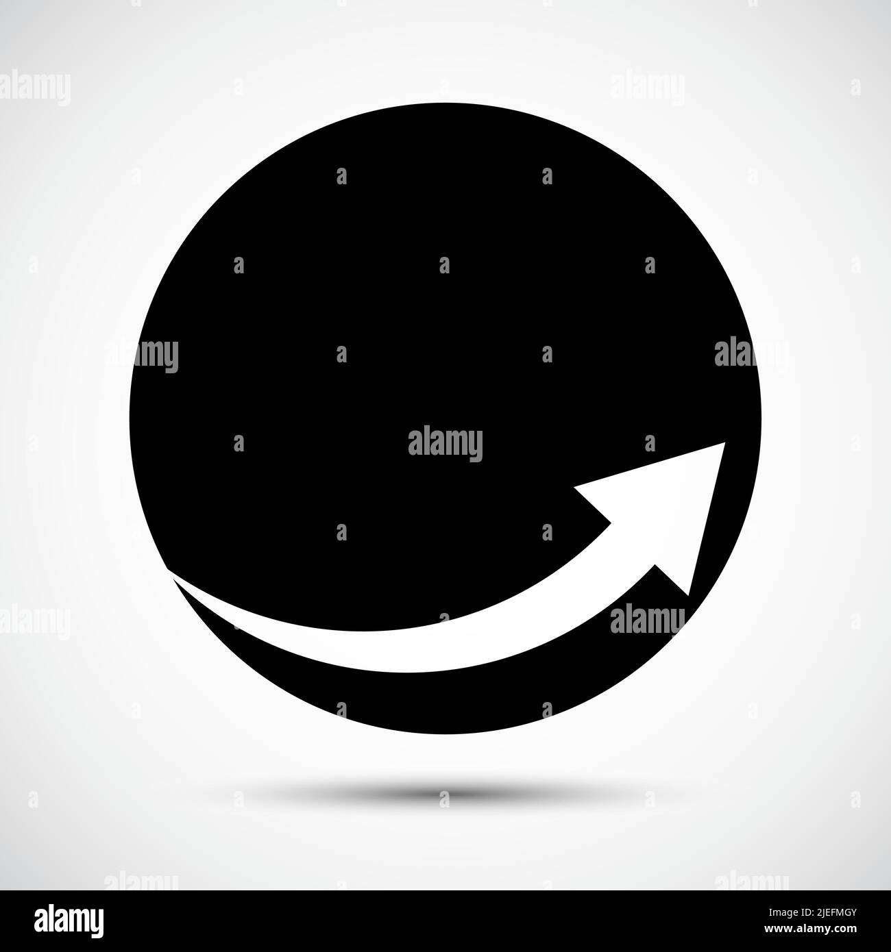black arrow icon Symbol Sign Isolate on White Background,Vector ...