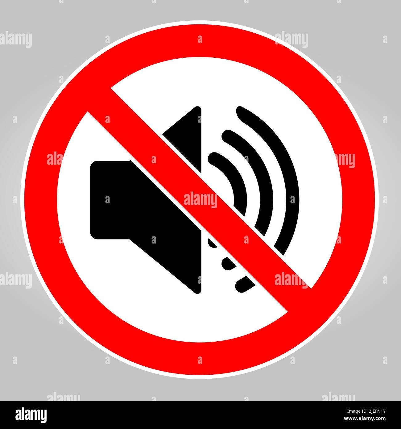 Do not make a loud noise. No speaker. No sound icon Stock Vector Image