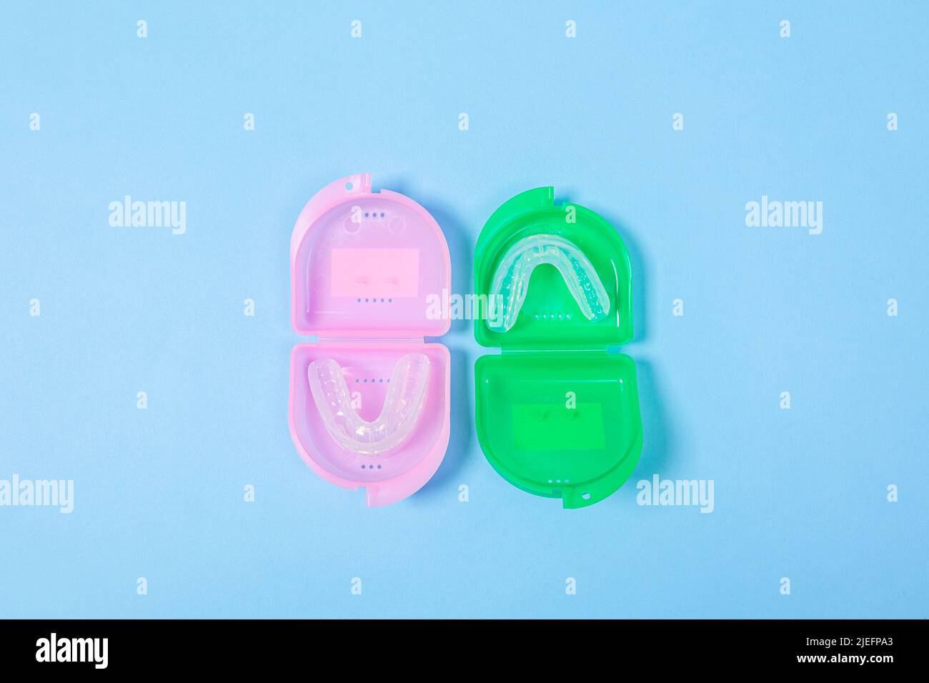 orthodontic silicone simulator. tray for teeth in a case Invisible ...