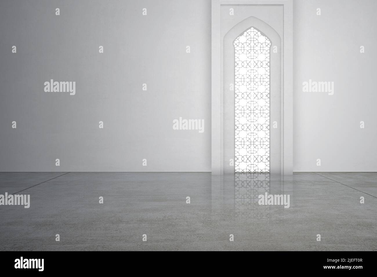 Mosque window with bright light background Stock Photo - Alamy