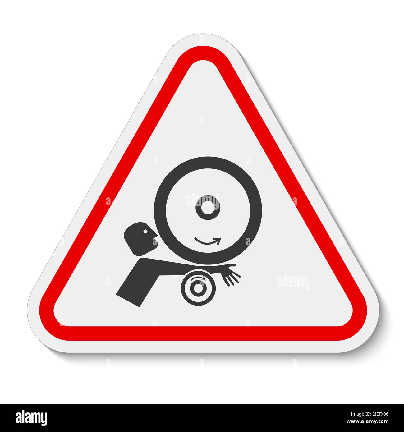 Arm in Rollers Symbol Sign Isolate On White Background,Vector Illustration EPS.10 Stock Vector