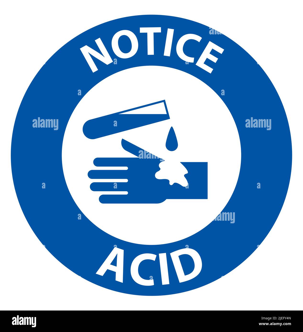 Reducing Acid Sign Acid and corrosive liquid Cut Out Stock Images & Pictures - Alamy