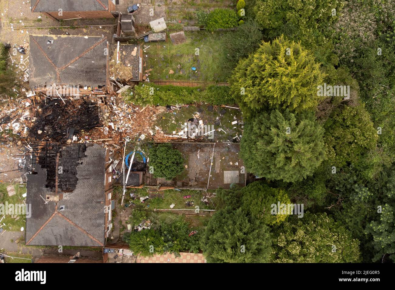 The scene in Dulwich Road, Kingstanding, where a man suffered life
