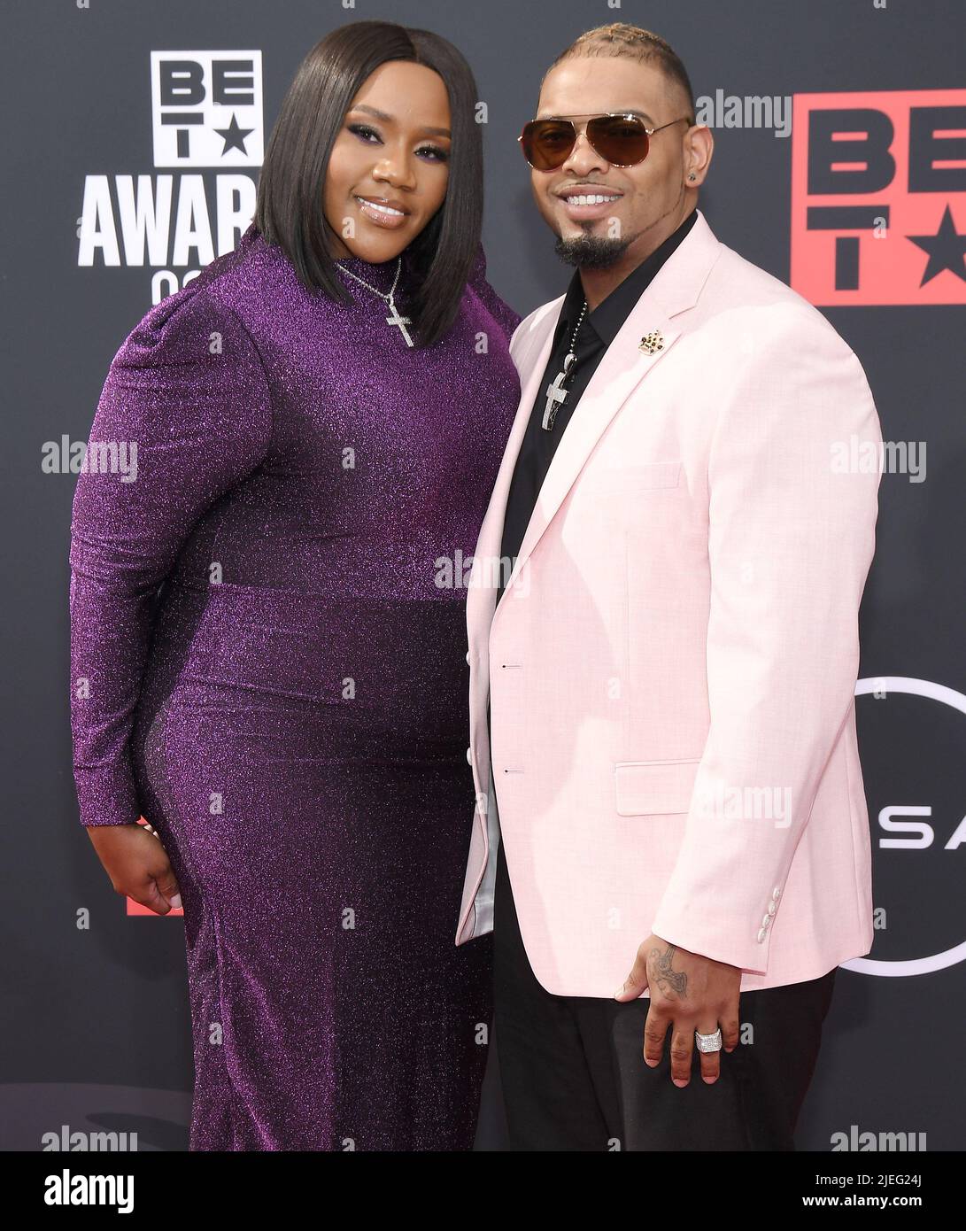Los Angeles, USA. 26th June, 2022. (LR) Kelly Price and Darrell Crump