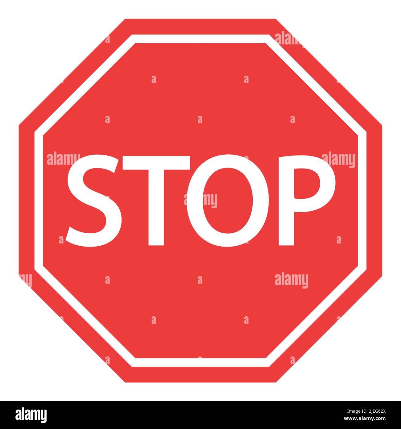 stop sign icon on white background,vector illustration Stock Vector ...