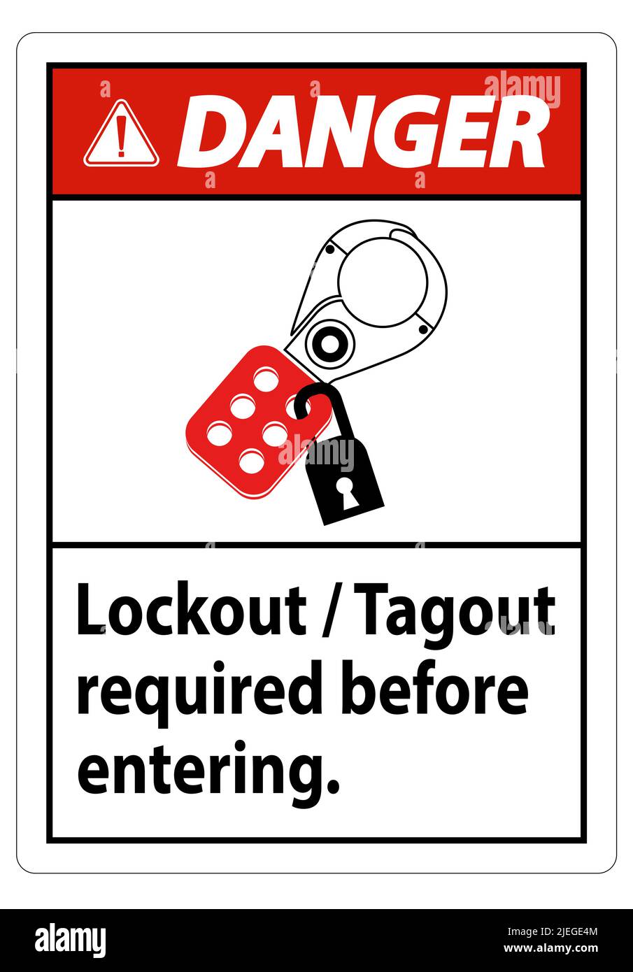 Lockout tagout symbol hi-res stock photography and images - Alamy
