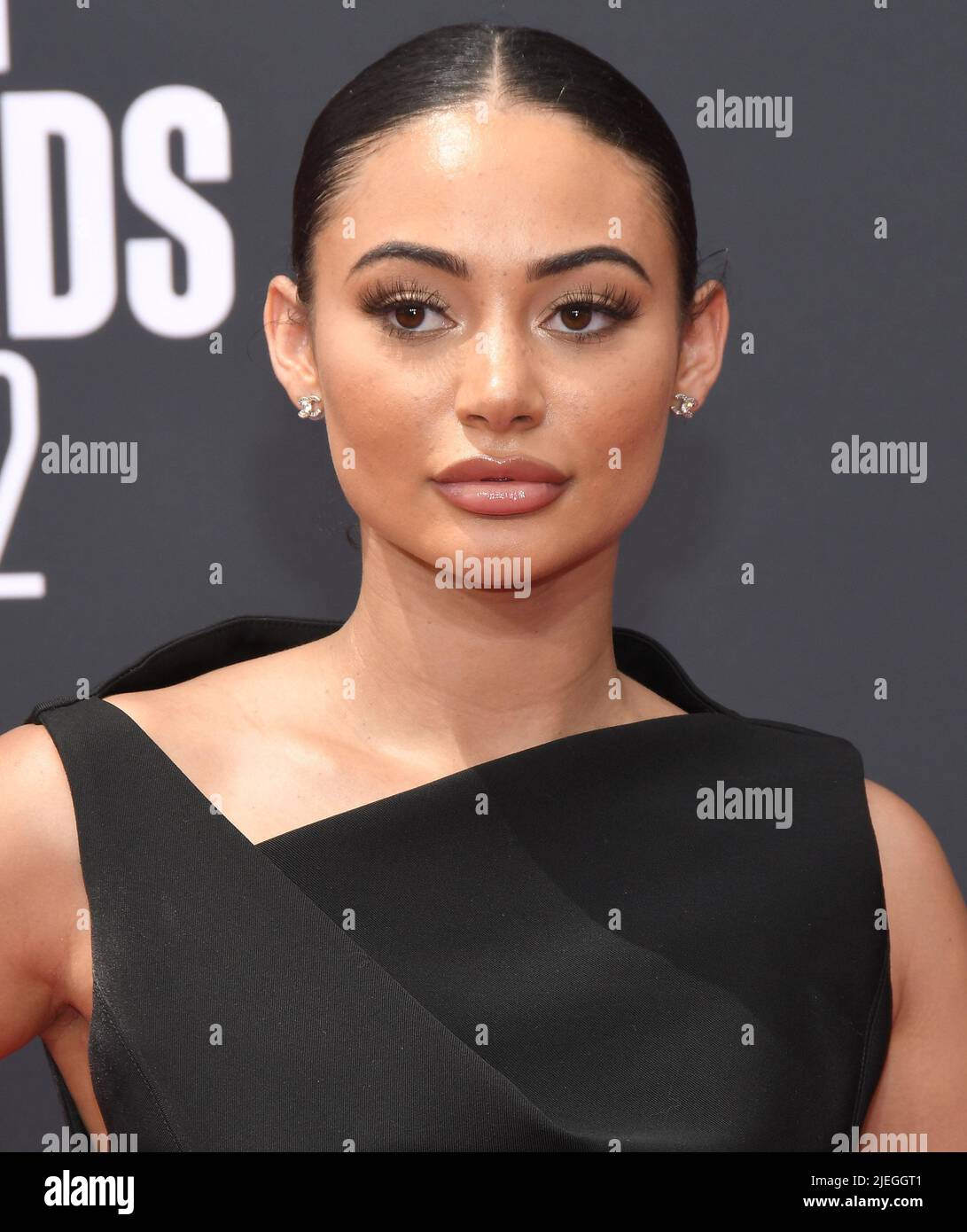 Los Angeles, USA. 26th June, 2022. Tamera Kissen arrives at the BET Awards 2022 held at the Microsoft Theater in Los Angeles, CA on Sunday, ?June 26, 2022. (Photo By Sthanlee B. Mirador/Sipa USA) Credit: Sipa USA/Alamy Live News Stock Photo