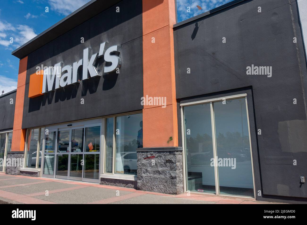 Mark's Store Entrance Stock Photo Alamy