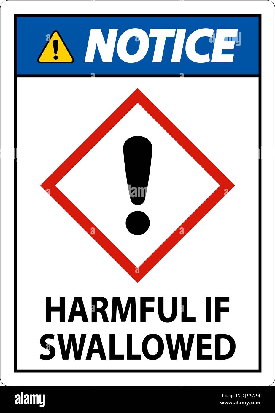 Harmful if swallowed Stock Vector Images Alamy