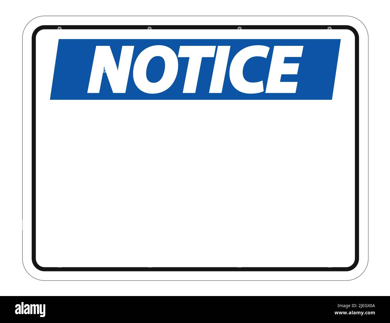 symbol notice sign label on white background vector illustration Stock symbol notice sign label on white background vector illustration Stock
