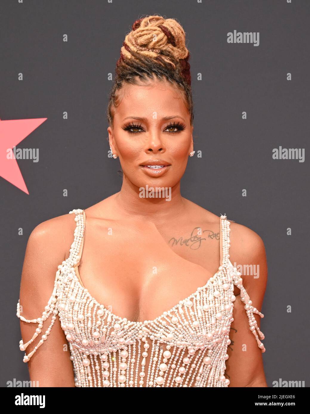 June 26, 2022, Los Angeles, USA Eva Marcille attends the BET Awards