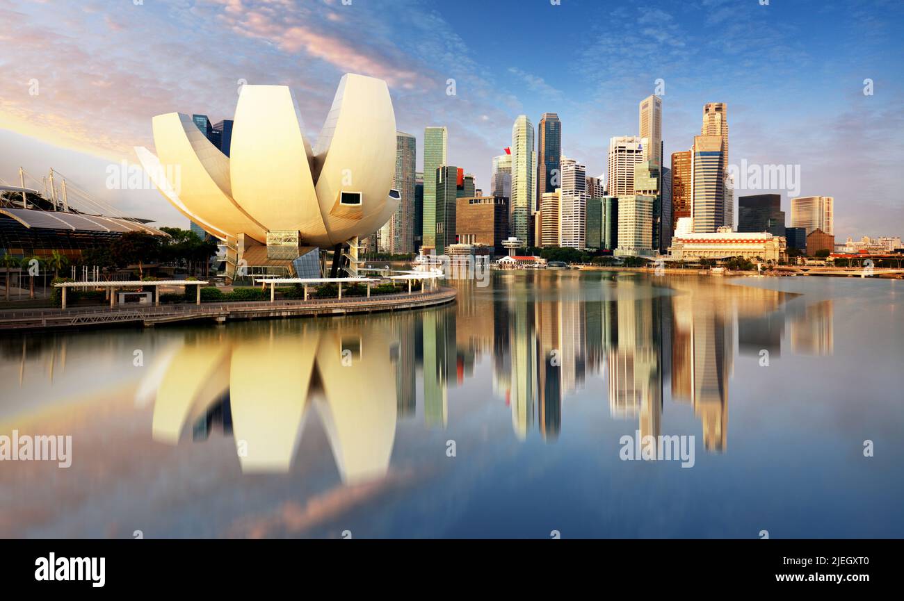 Singapore skyline - downtown city Stock Photo