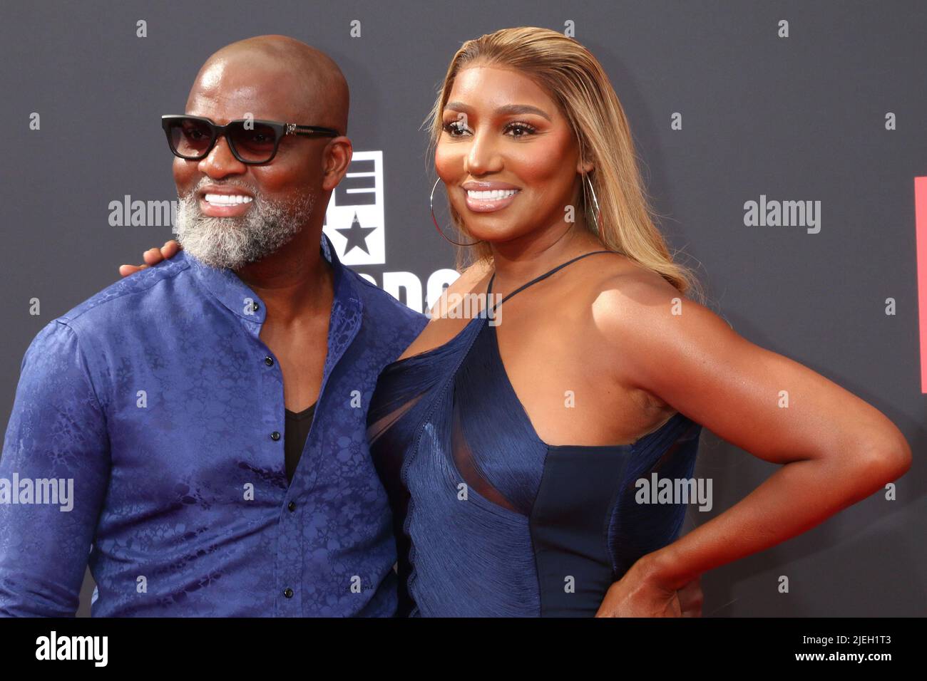 June 26, 2022, Los Angeles, CA, USA: LOS ANGELES - JUN 26:  Nyonisela Sioh, NeNe Leakes at the 2022 BET Awards Arrivals at Microsoft Theater on June 26, 2022 in Los Angeles, CA (Credit Image: © Kay Blake/ZUMA Press Wire) Stock Photo