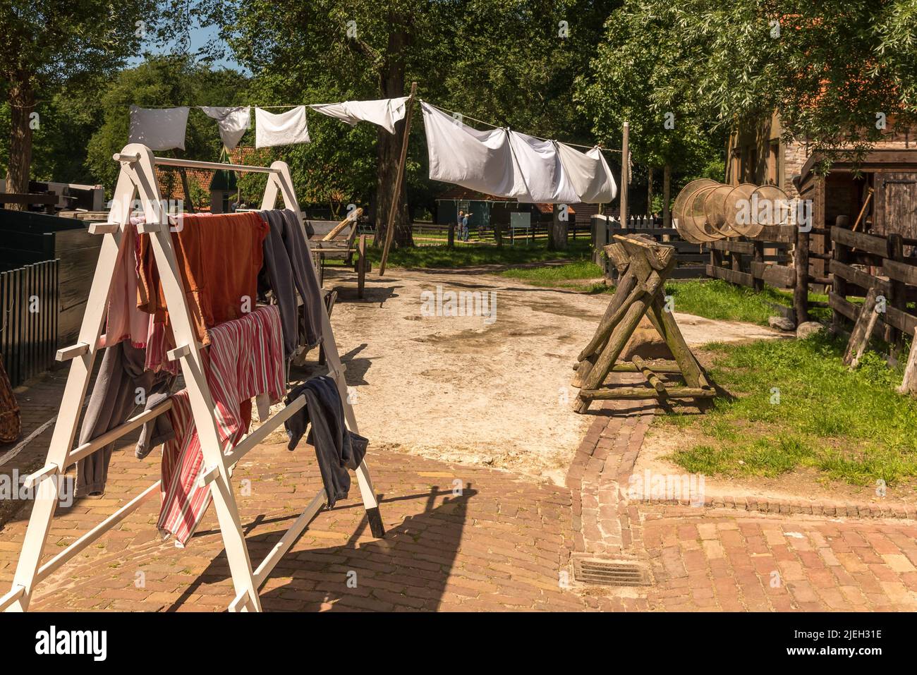 Laundry stand hi-res stock photography and images - Alamy