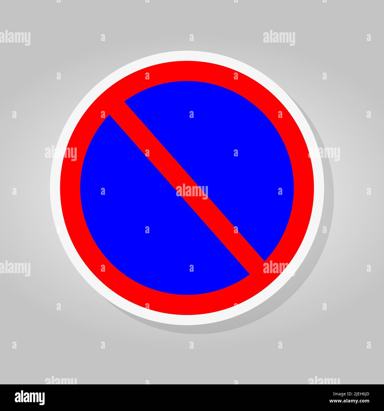 No Parking Traffic Road Sign Isolate On White Background,Vector ...