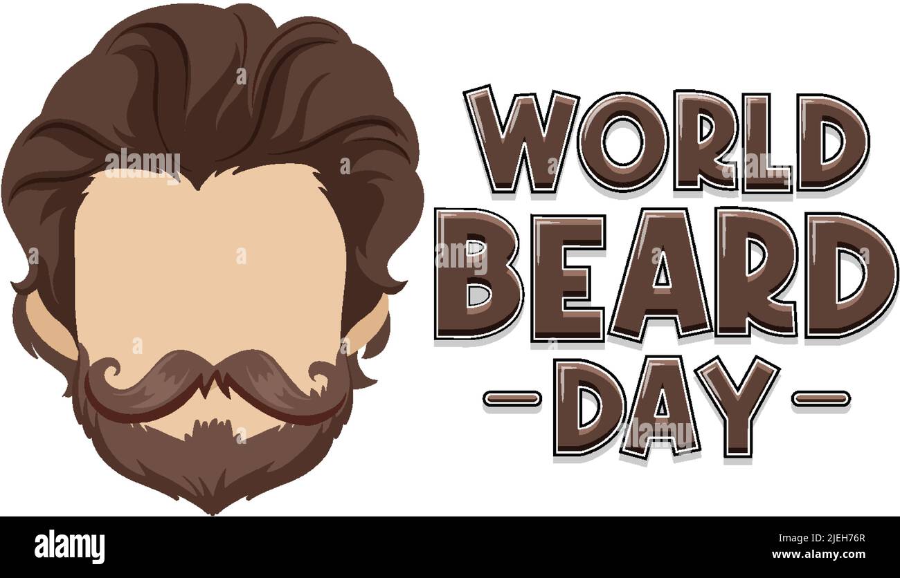 World beard day banner design illustration Stock Vector Image & Art Alamy
