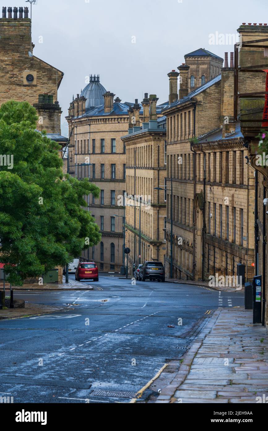 Victorian architecture in the Little Germany area of Bradford, West Yorkshire Stock Photo