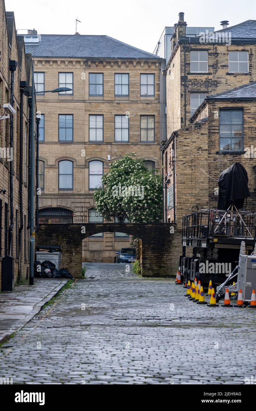 Victorian architecture in the Little Germany area of Bradford, West Yorkshire Stock Photo