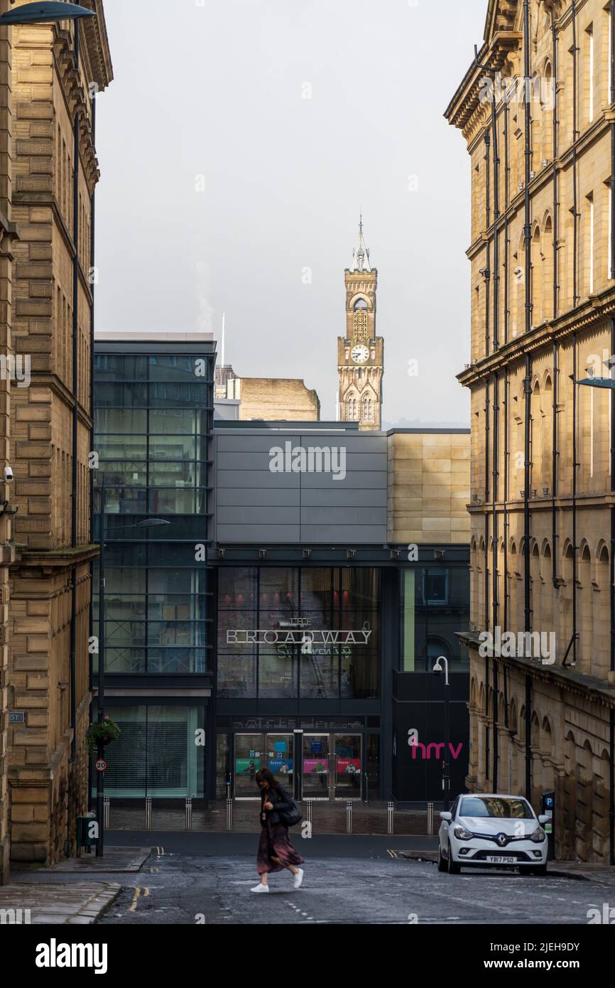 Victorian architecture in the Little Germany area of Bradford, West Yorkshire Stock Photo