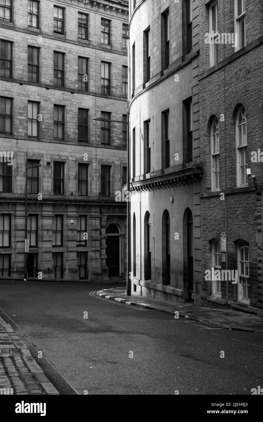 Victorian architecture in the Little Germany area of Bradford, West Yorkshire Stock Photo