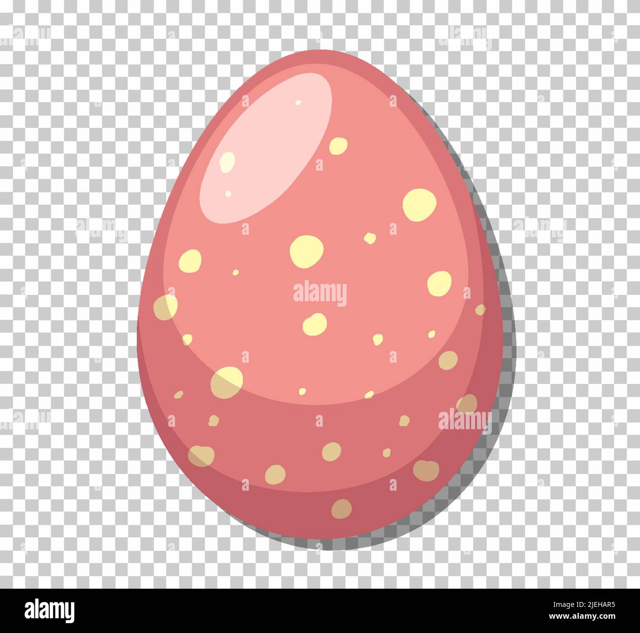 Isolated pink dinosaur egg illustration Stock Vector Image & Art - Alamy