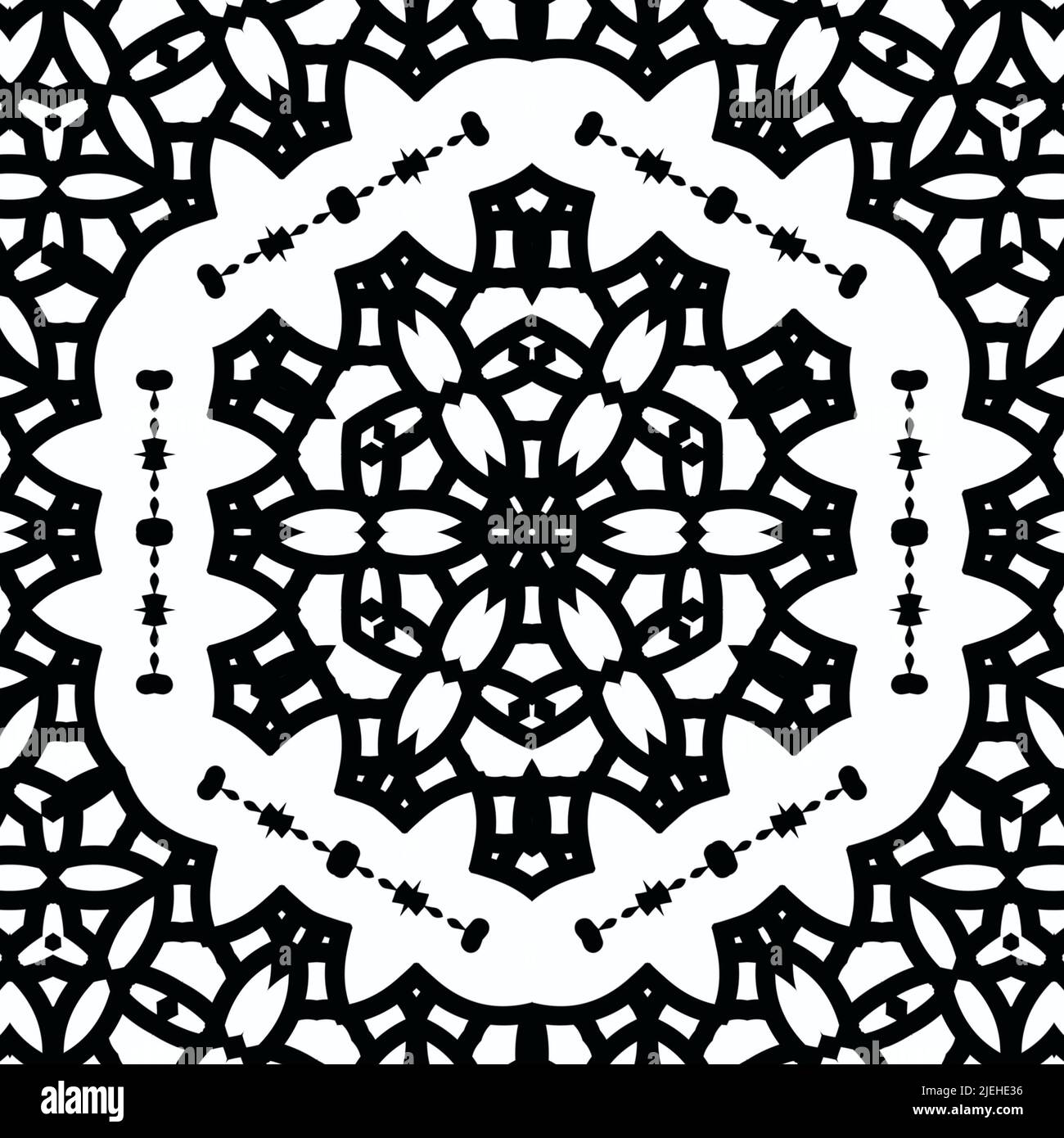Fractal Pattern Railing Abstract Computer generated Fractal design. A fractal is a never-ending ...