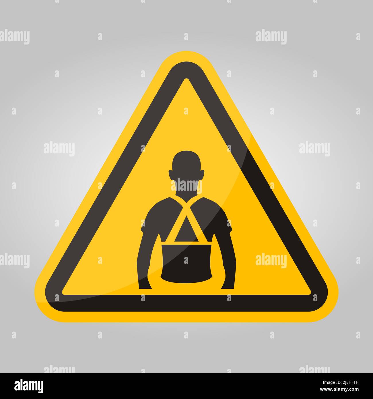 Wear Back Support Symbol Sign Isolate On White Background,Vector