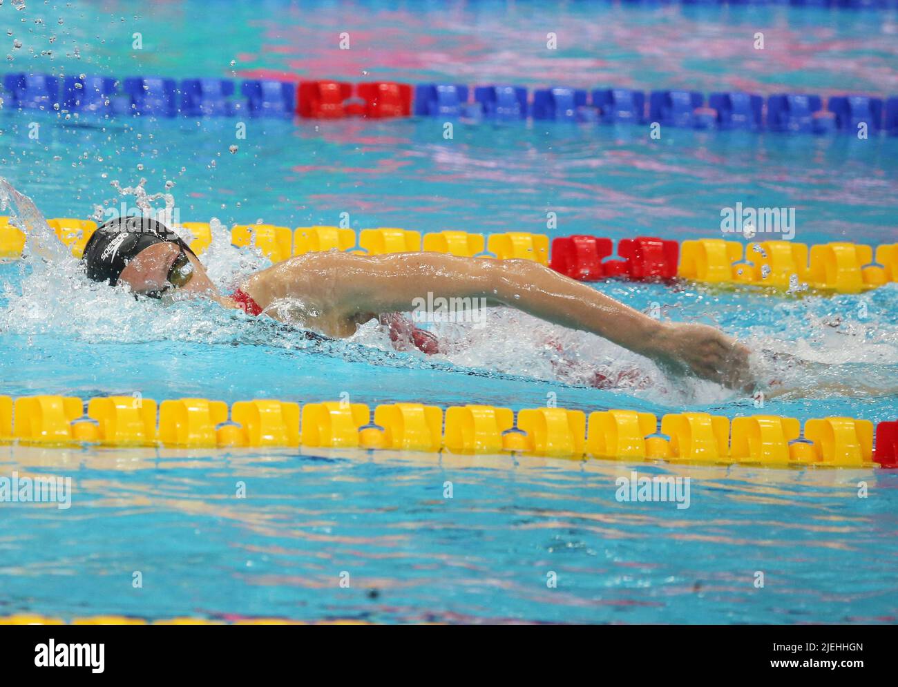 Summer McIntosh of Canada Gold medal, Final 400 M Medley Women during