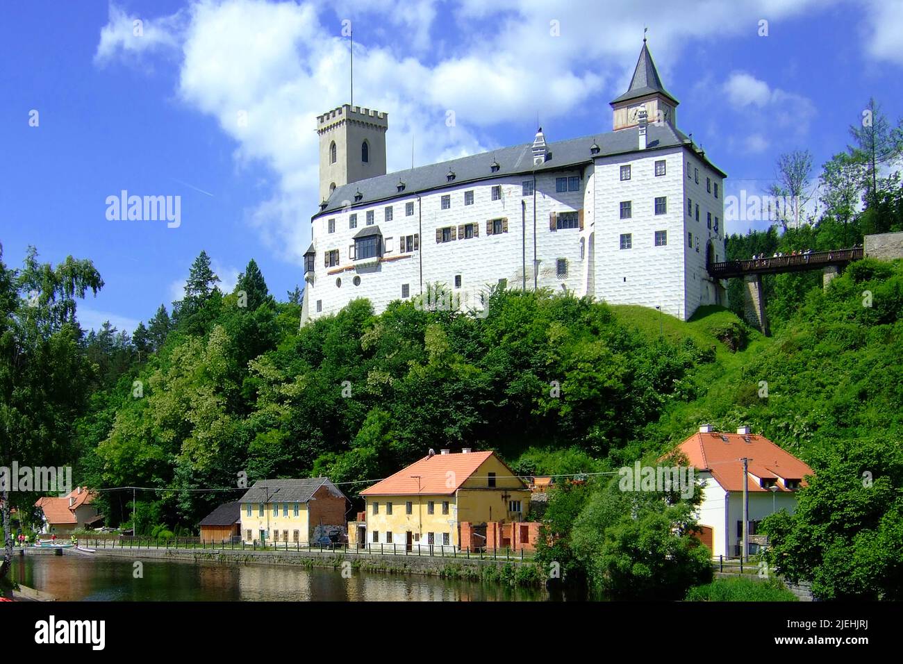 Tschechien Schloss Rosenberg an der Moldau Stock Photo Alamy
