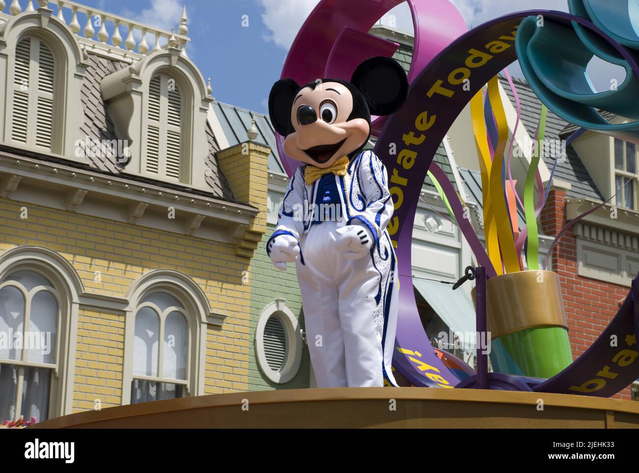Walt Disney World, Florida, Orlando, Main Street, Micky Maus Parade,  Mickey Mouse Parade, Stock Photo