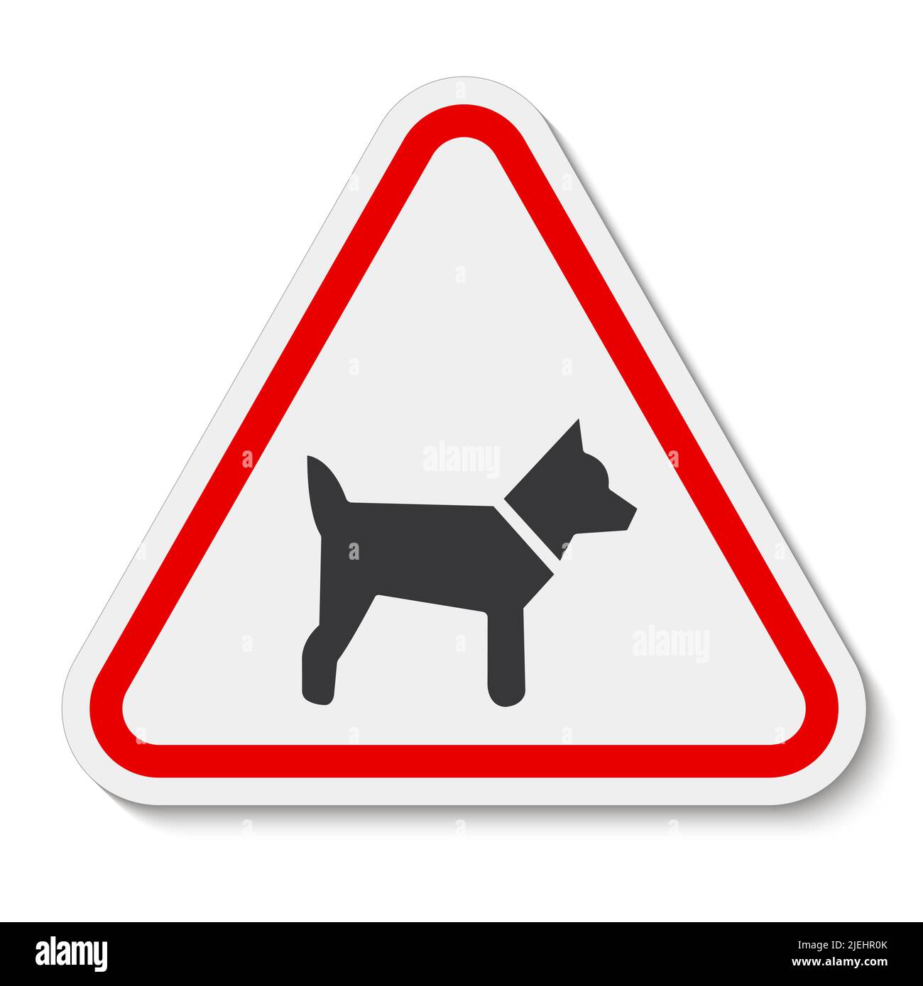 No Dogs Symbol Stock Vector