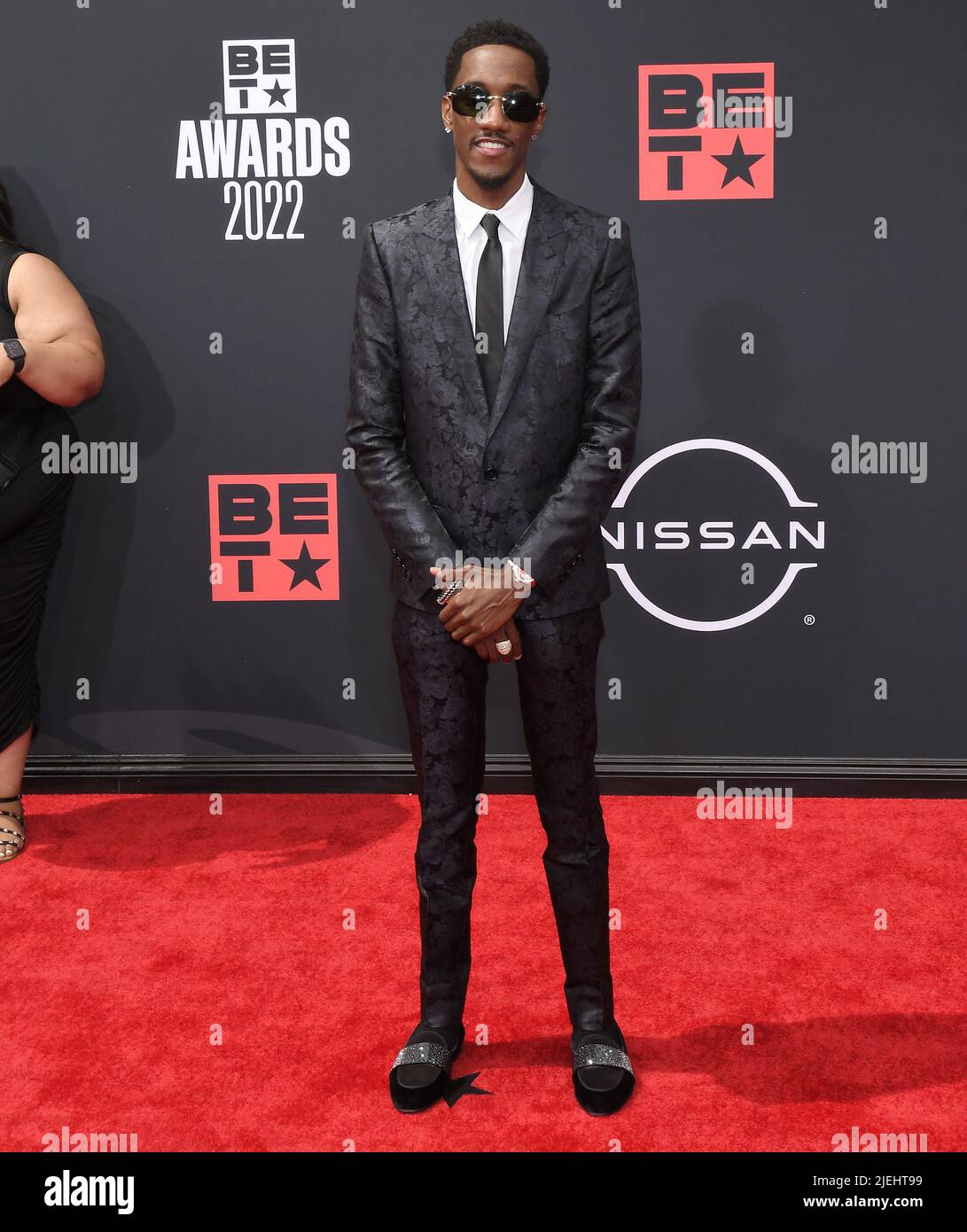 Los Angeles, USA. 26th June, 2022. Lemuel Plummer arrives at the BET