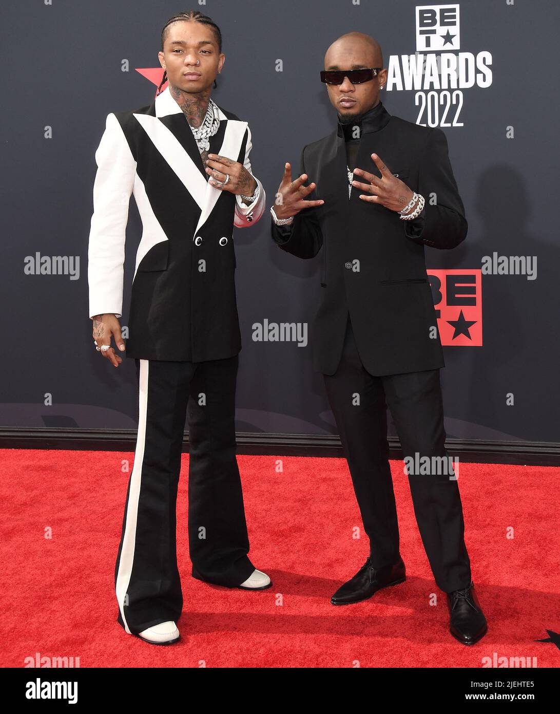 Los Angeles, USA. 26th June, 2022. (L-R) Swae Lee and Slim Jxmmi ...