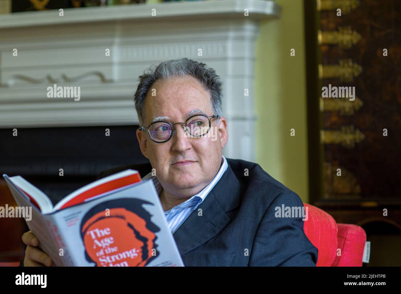 Gideon Rachman author of the book The Age of the Strongman , London , United Kingdom. Stock Photo