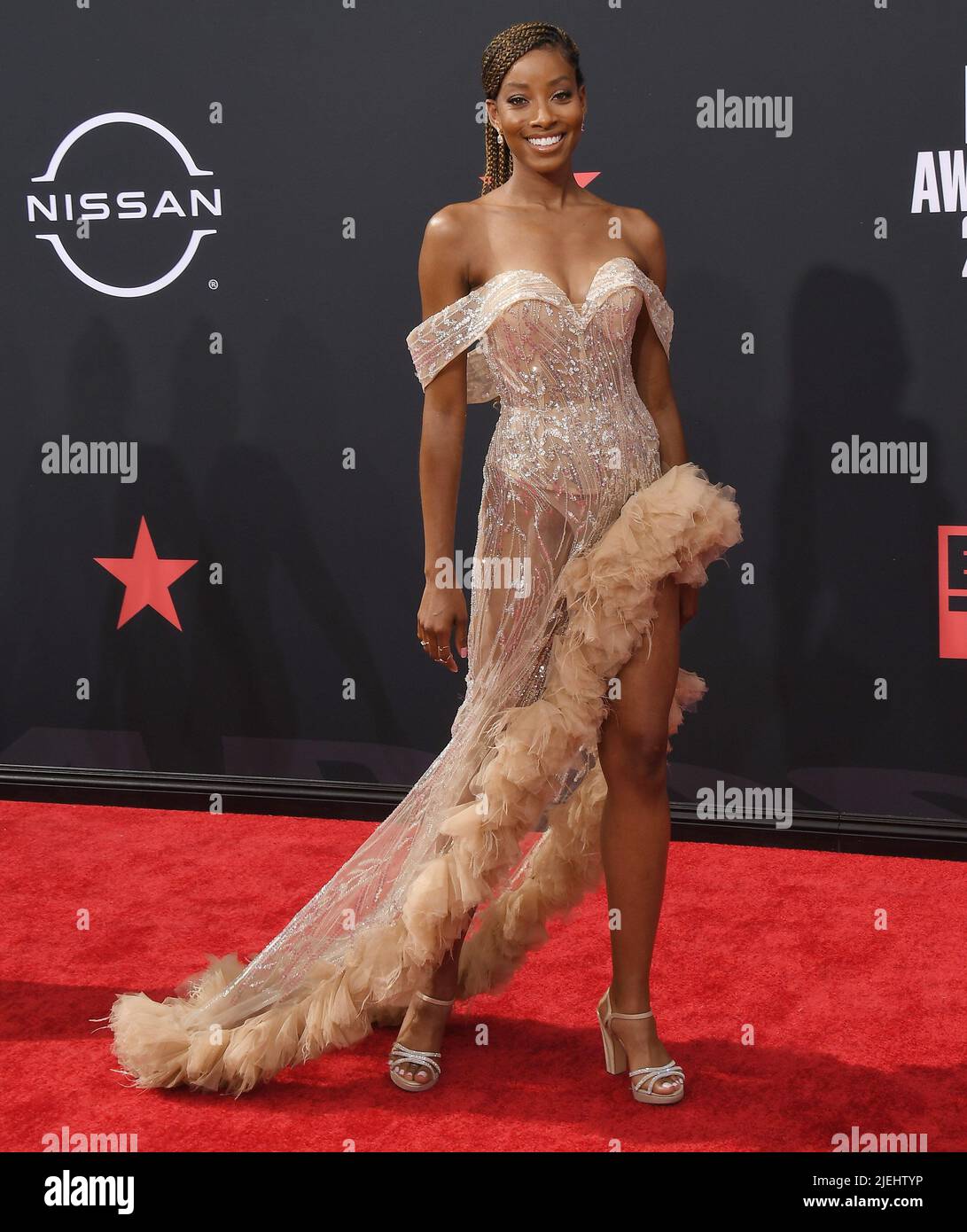 Los Angeles, USA. 26th June, 2022. Kiandra Richardson arrives at the ...