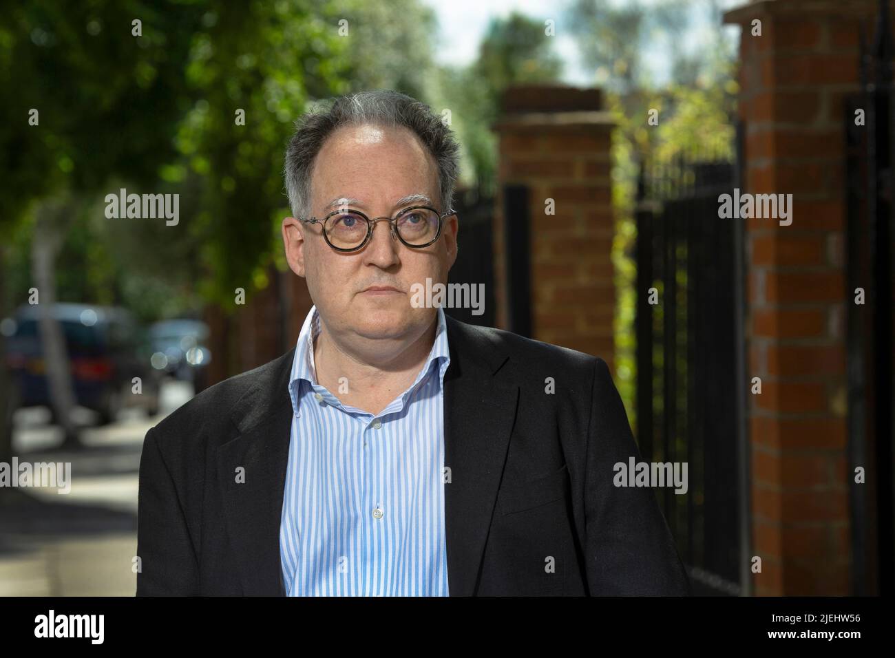 Gideon Rachman author of the book The Age of the Strongman , London , United Kingdom. Stock Photo
