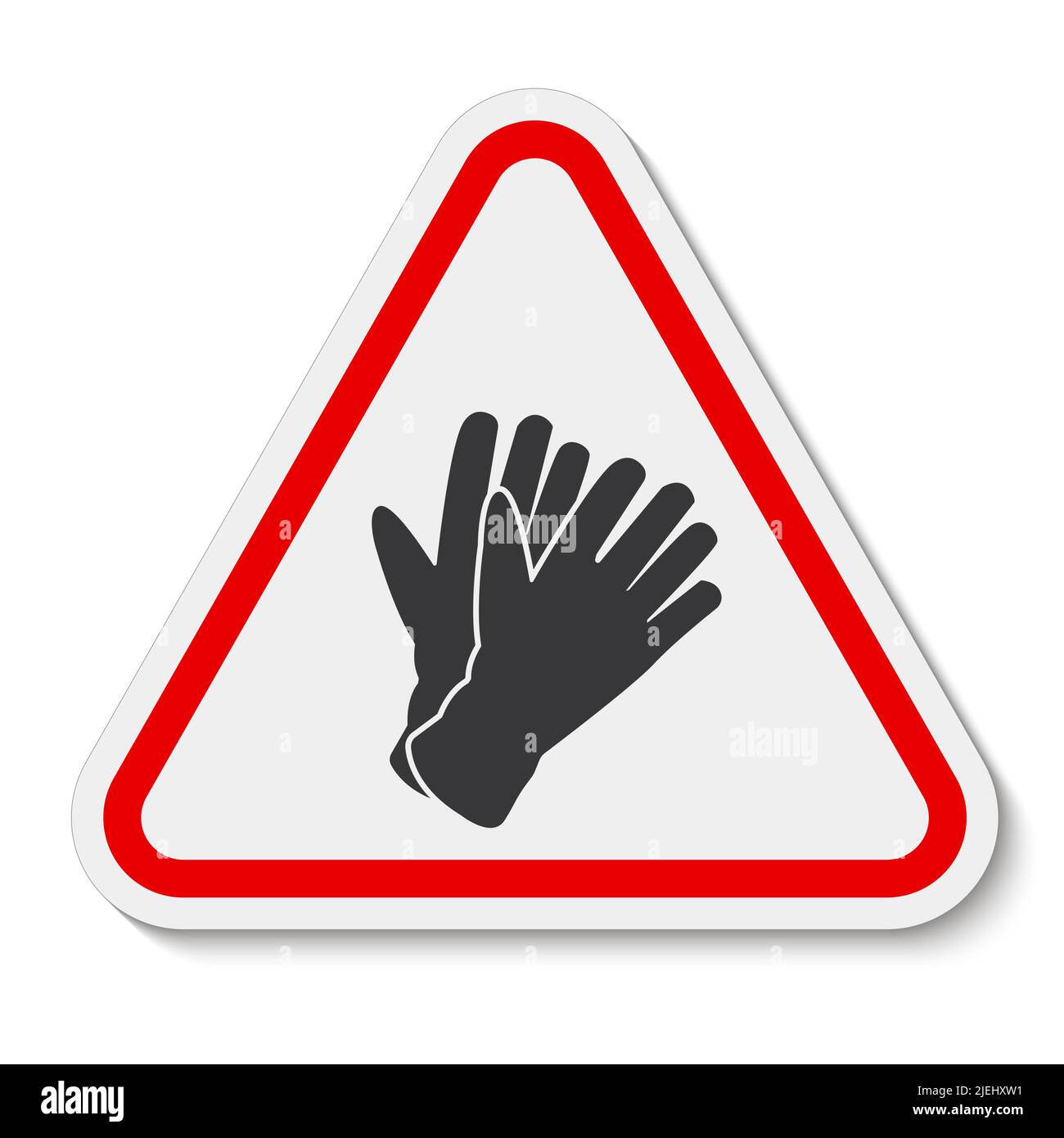 Do not wear gloves,Please take off the gloves Stock Vector Image & Art
