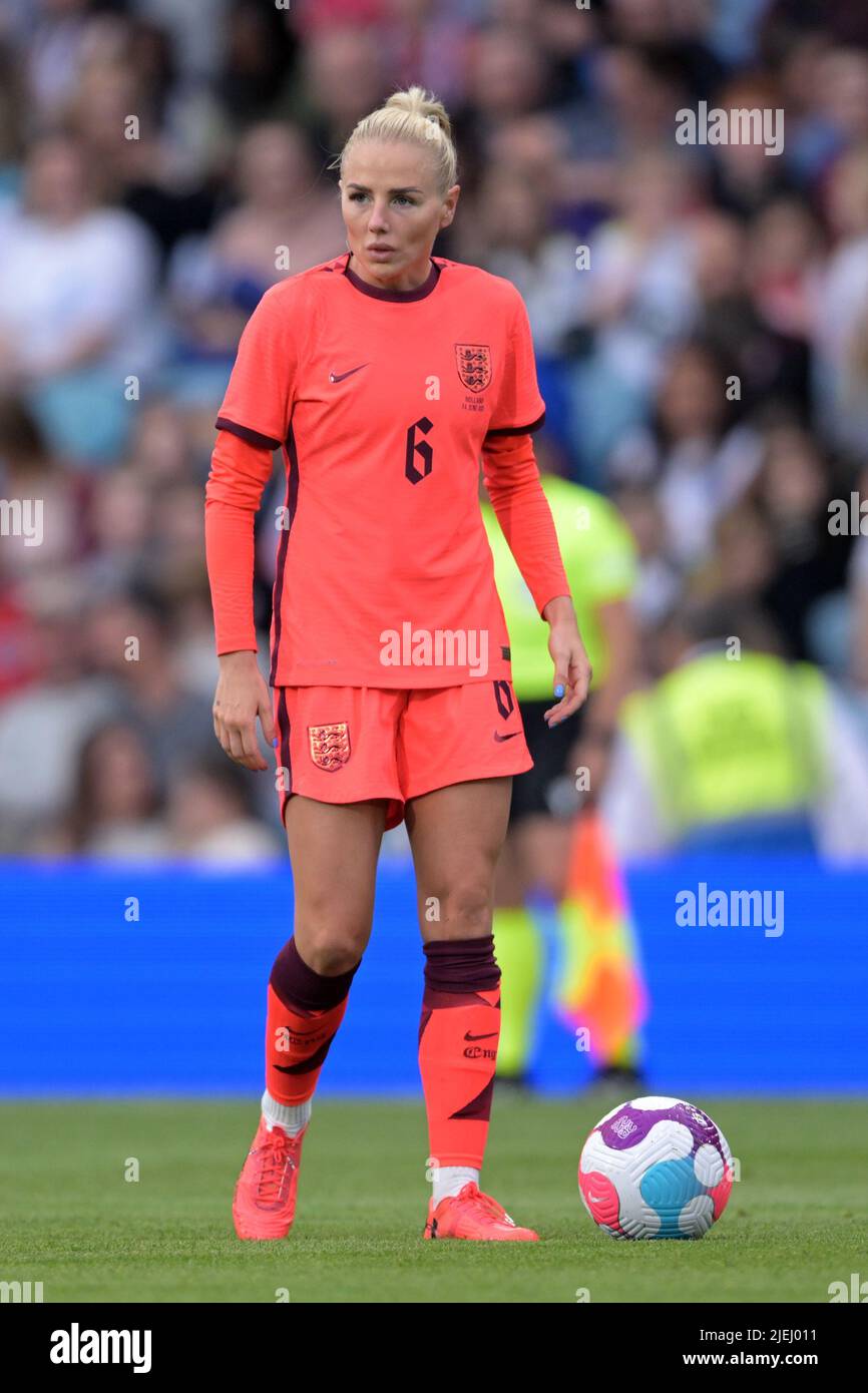 LEEDS - Alex Greenwood Of England Women During The England Women's ...