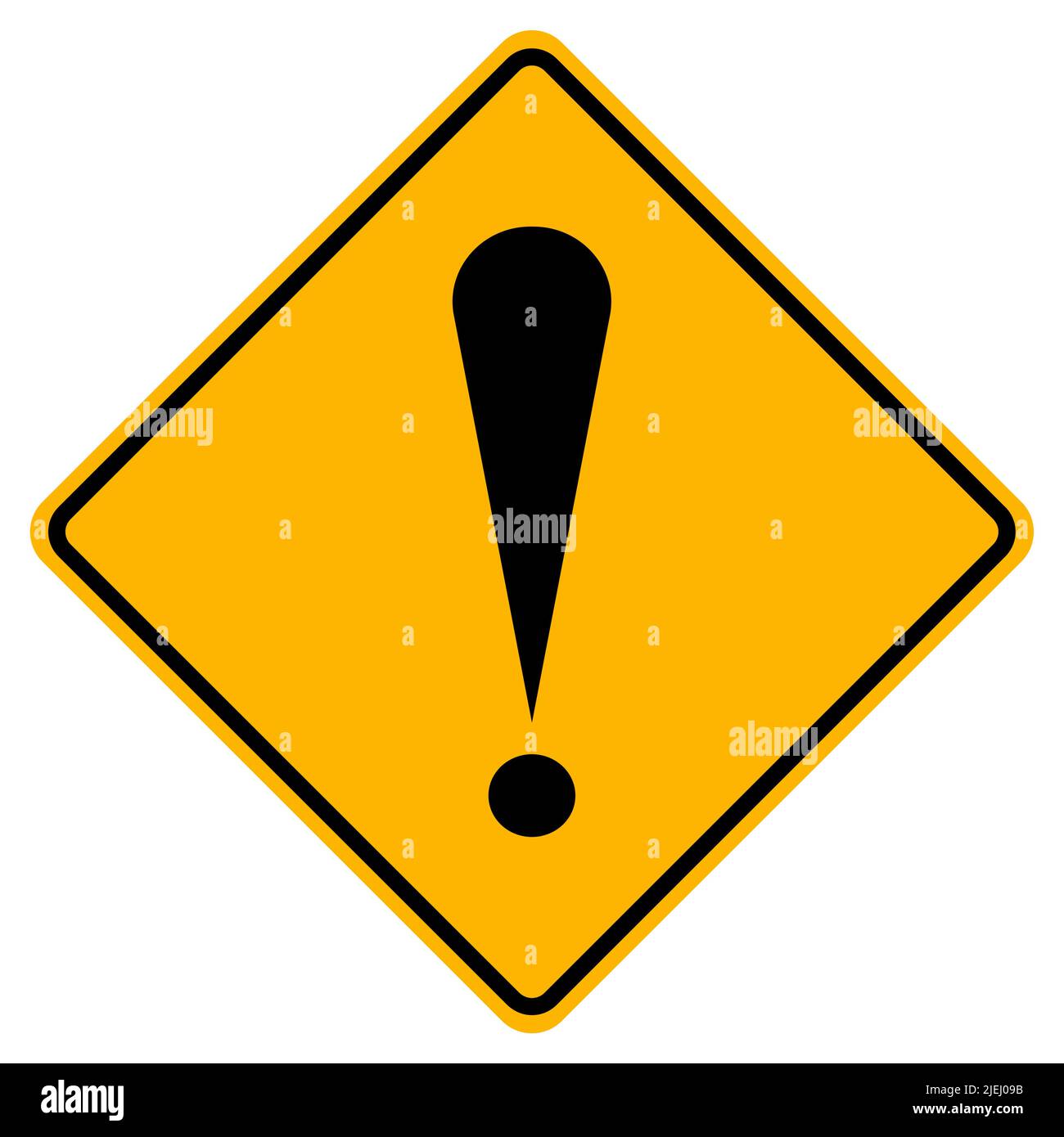 Warning signs Other danger on white background Stock Vector