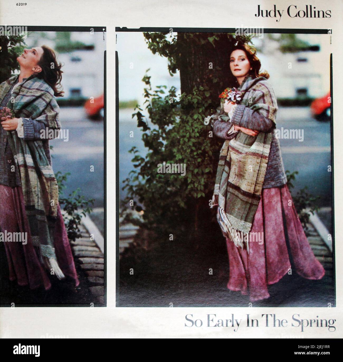 Judy Collins: 1977. double LP front cover: 'So Early In The Spring, The First 15 Years' Stock Photo